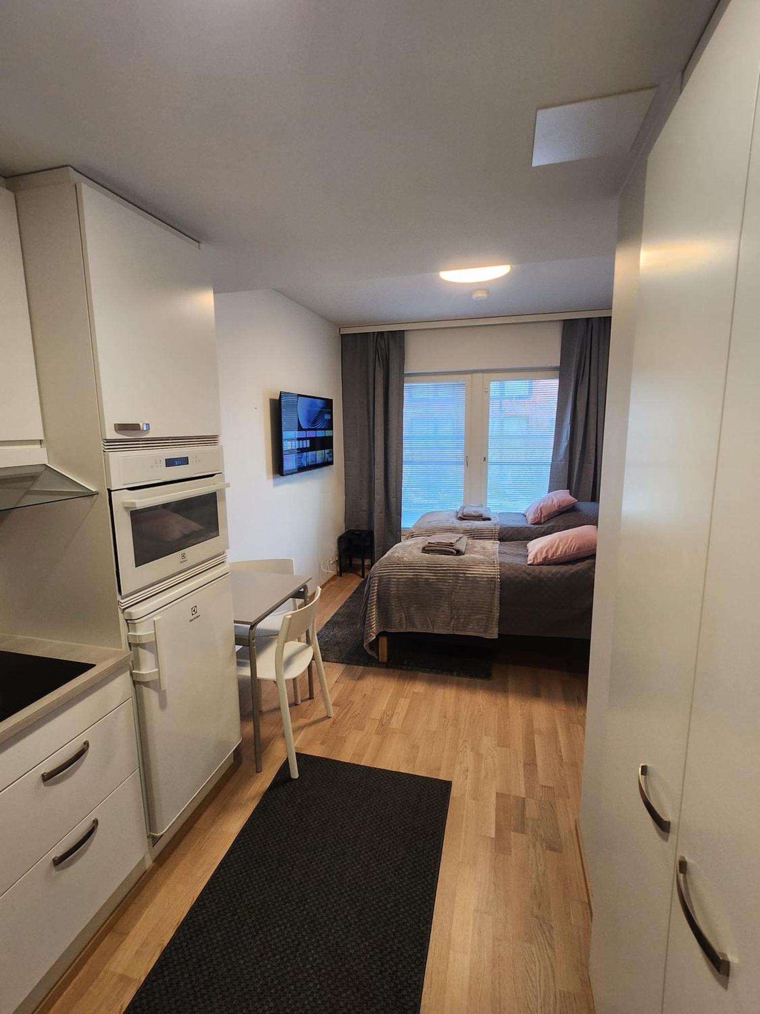 Ferienwohnung Laadukas Kalustettu Yksioe Logomolla 1-2Hloe Turku Exterior foto